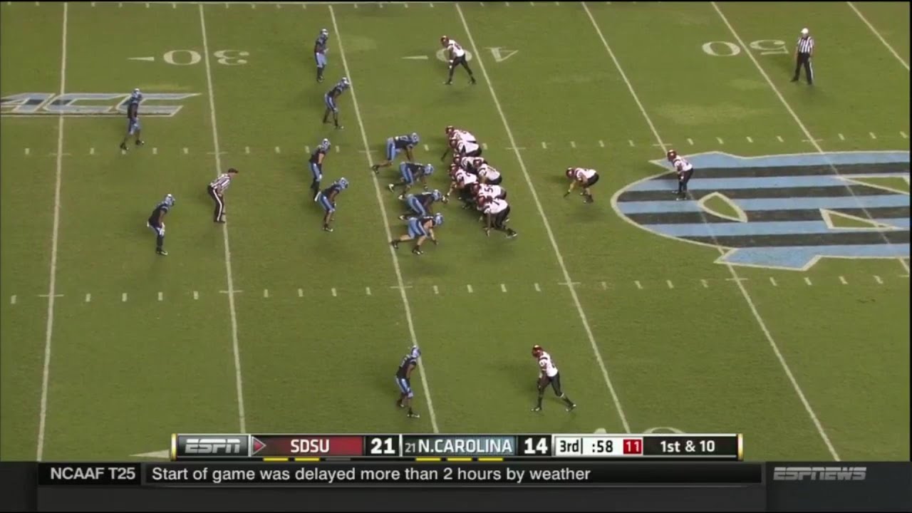 NCAAF 2014 Week 02 San Diego State vs North Carolina