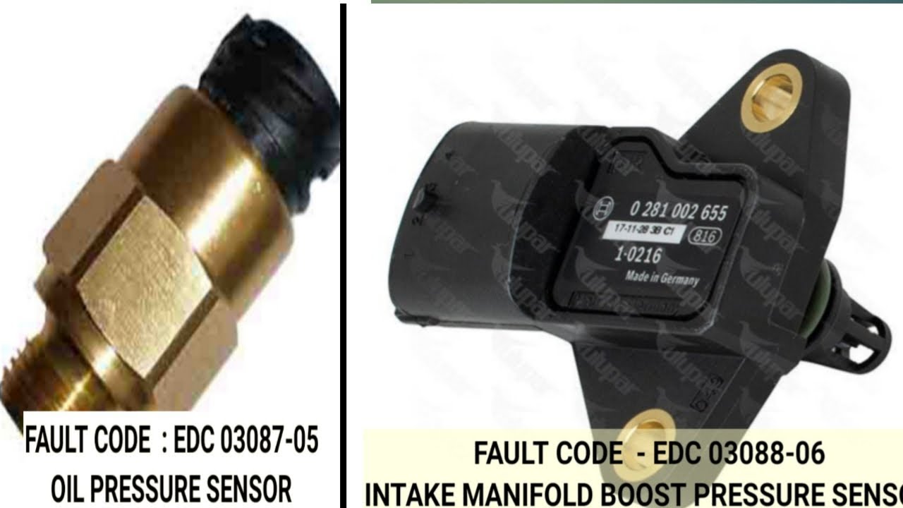 Engine sensors fault codes and location.Man Tga