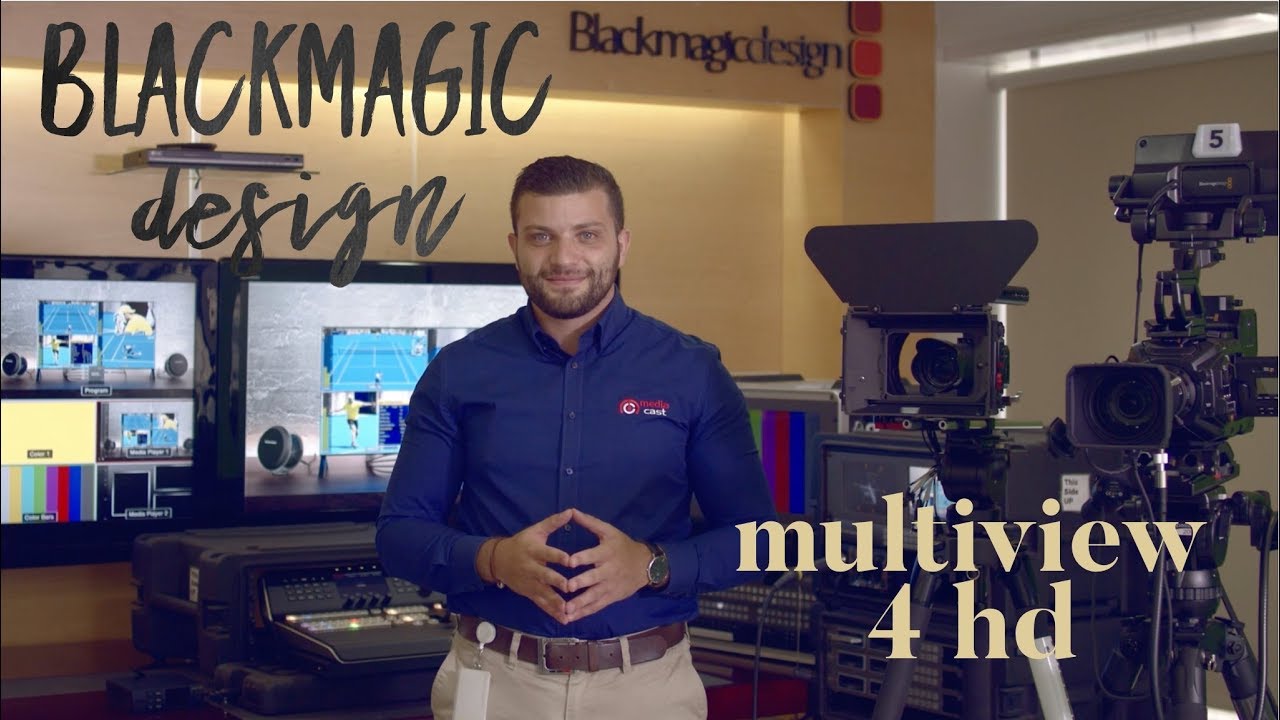 BlackMagic Design Multiview 4 HD: Monitor 4 sources simultaneously!