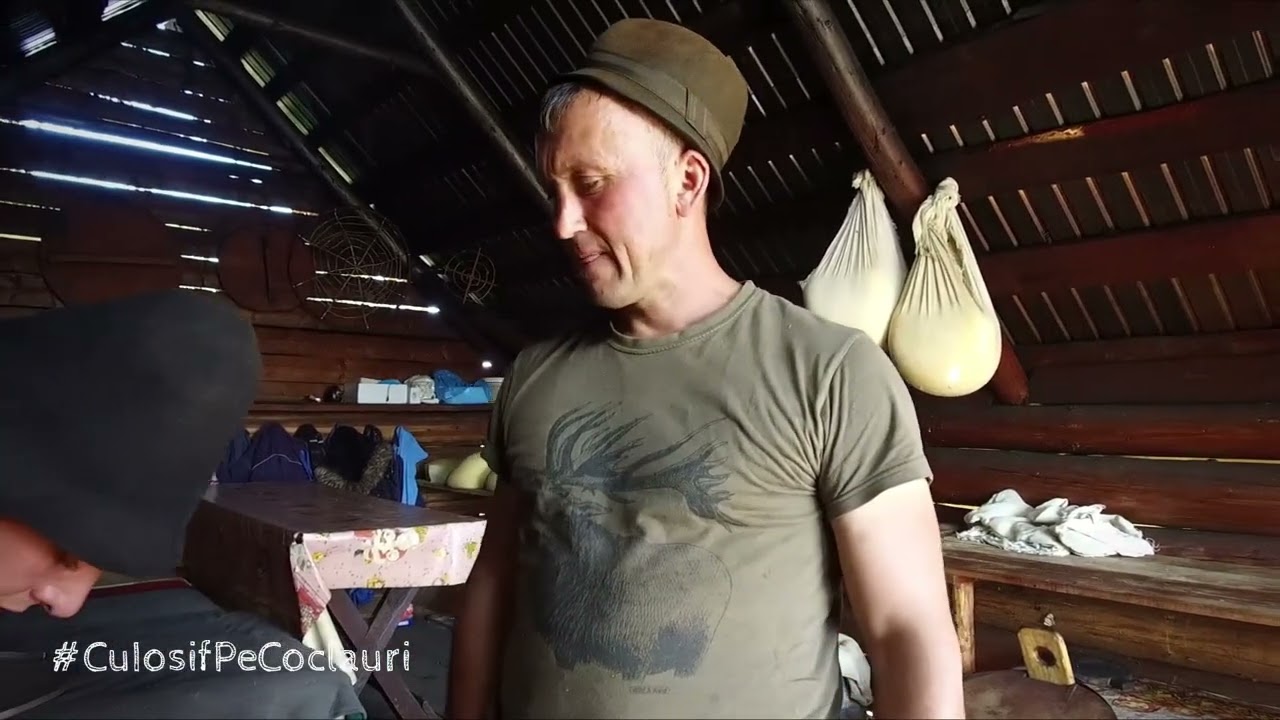 La stână lu' COSTEL AVRAM din muntele Măgura Mică: comuna CÂRLIBABA, județul SUCEAVA