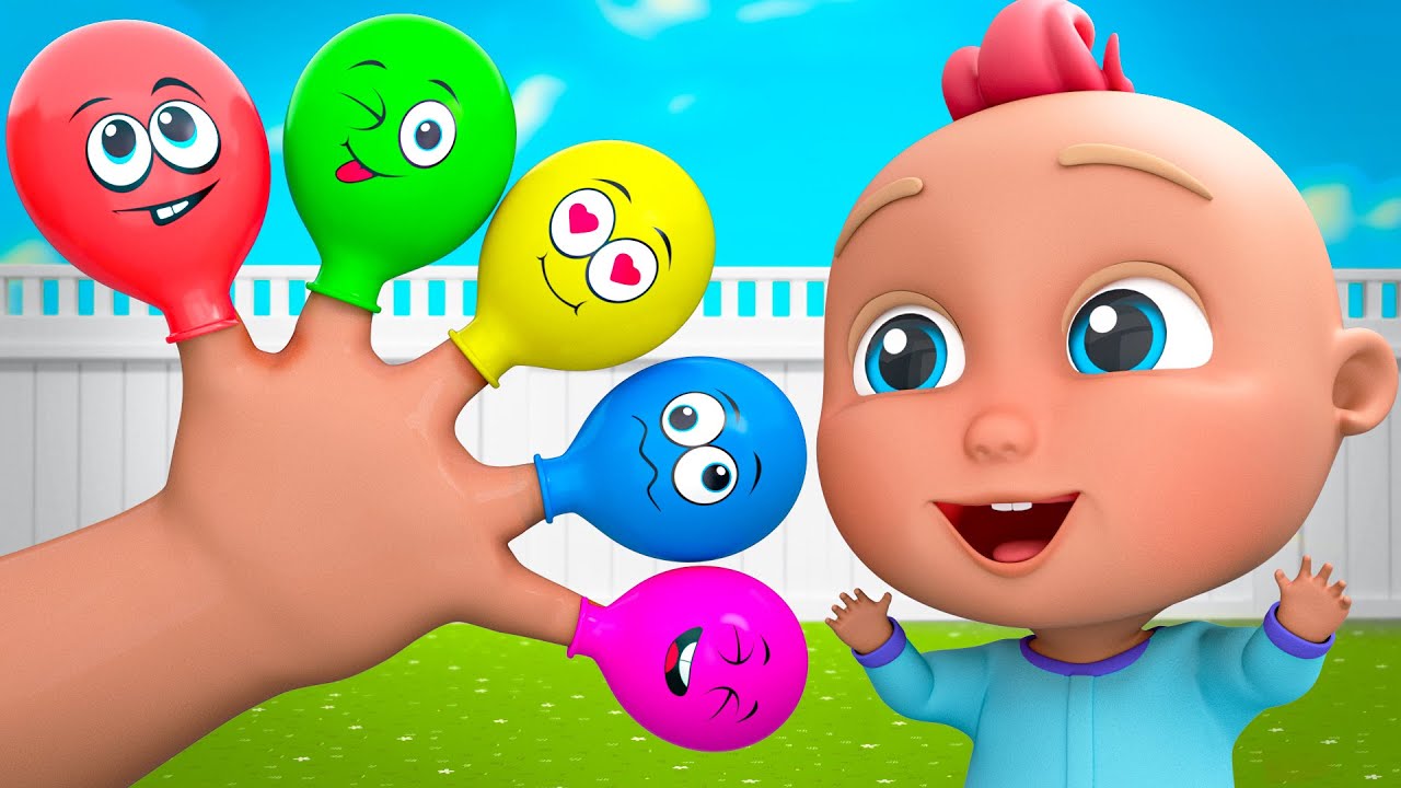 Finger Family Song | Learn Colors | RaydenCoco Nursery Rhymes & Kids Songs