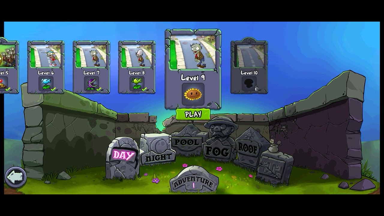 PVZ | level 7-10 |day.