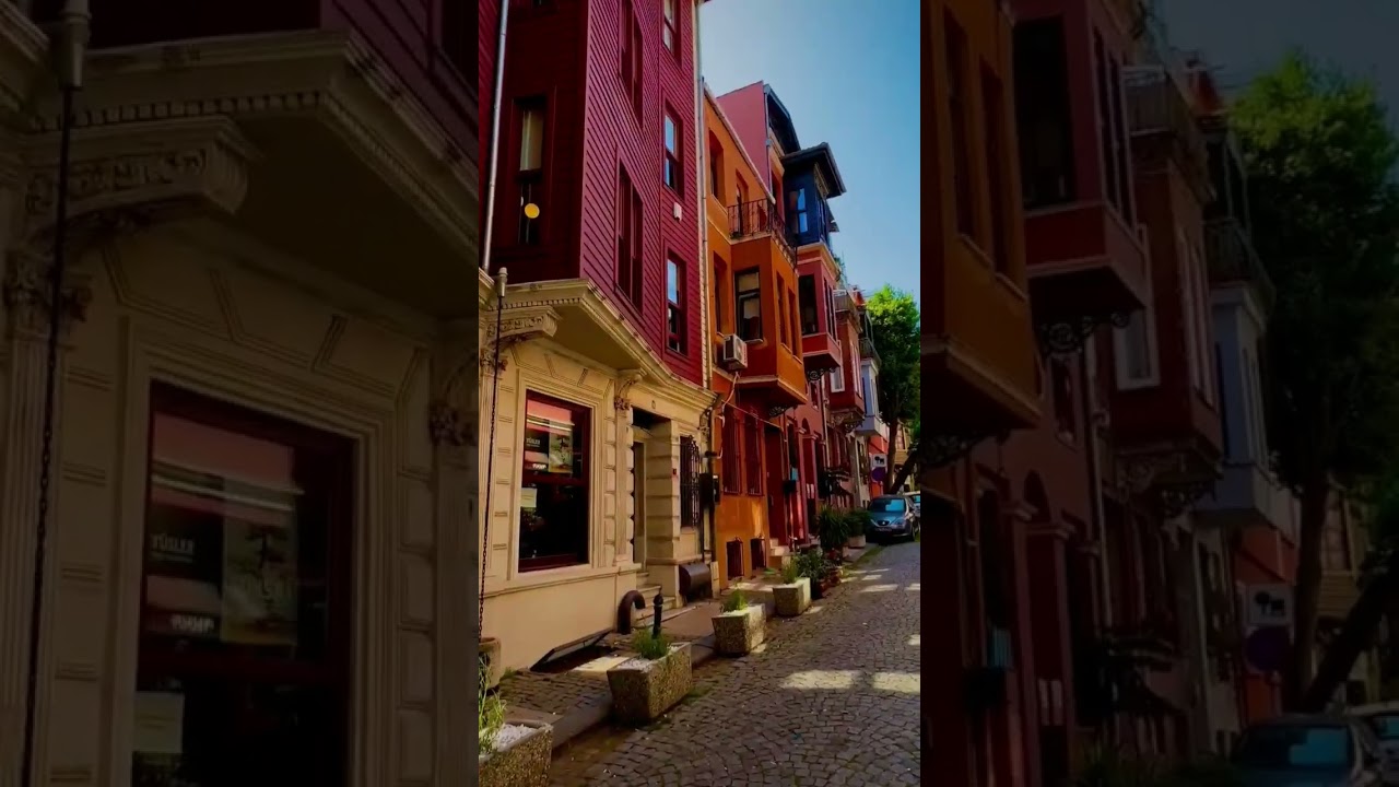 Exploring Enchanting Kuzguncuk: A Colorful Journey #4kvideo #travel #istanbul #street #istanbul