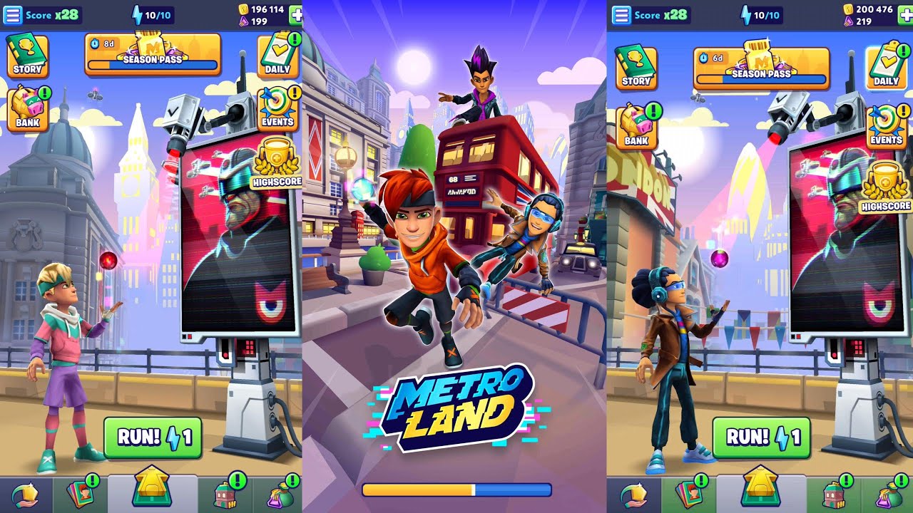 Metroland Game London Flash vs Jet Special Outfit Nineties vs Ziggy
