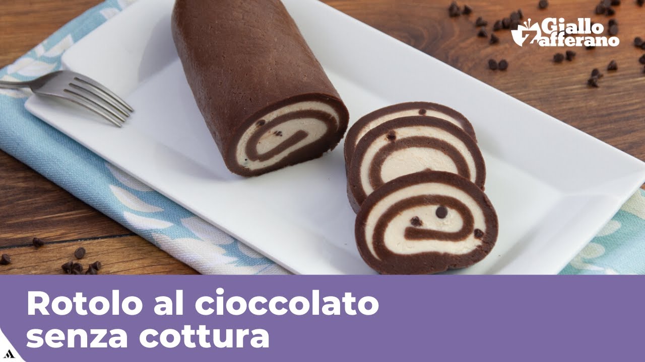 ROTOLO AL CIOCCOLATO SENZA COTTURA
