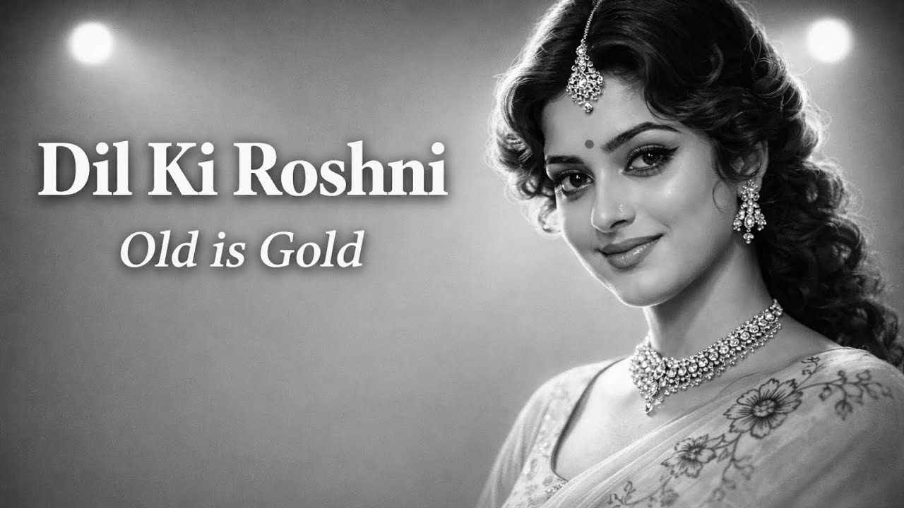 Dil Ki Roshni | Old hindi romantic song 1960s | Old Is Gold | Lata Mangeshkar 