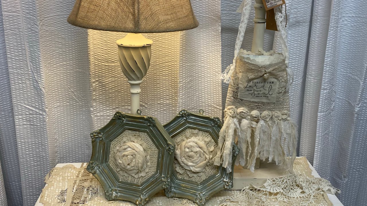 How to Makeover Thrifted items for Farmhouse Chic Decor