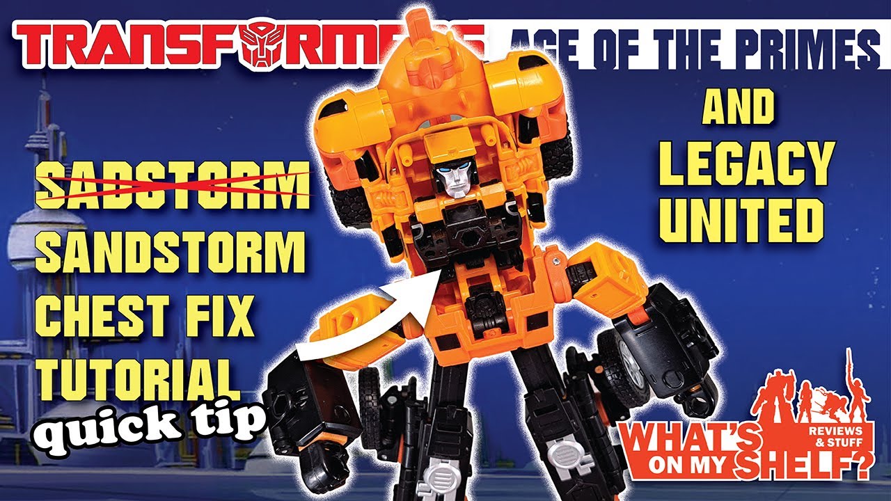 Руководство по ремонту сундука Sandstorm в Transformers Legacy United