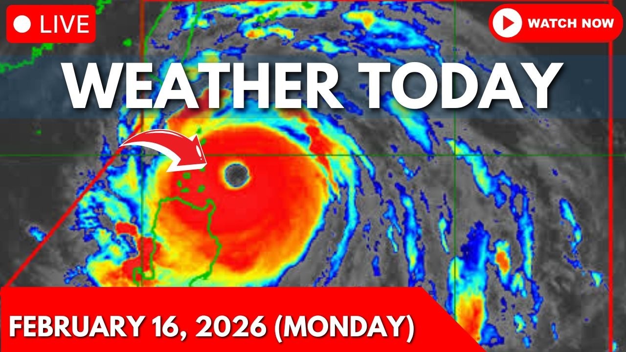 Weather Today Forecast February 16, 2026 (Monday) | Bagyo Update Today | LPA Update Today
