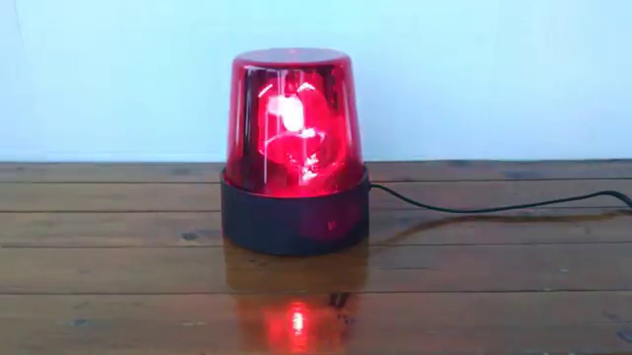 Red Party Strobe Light - SOLD