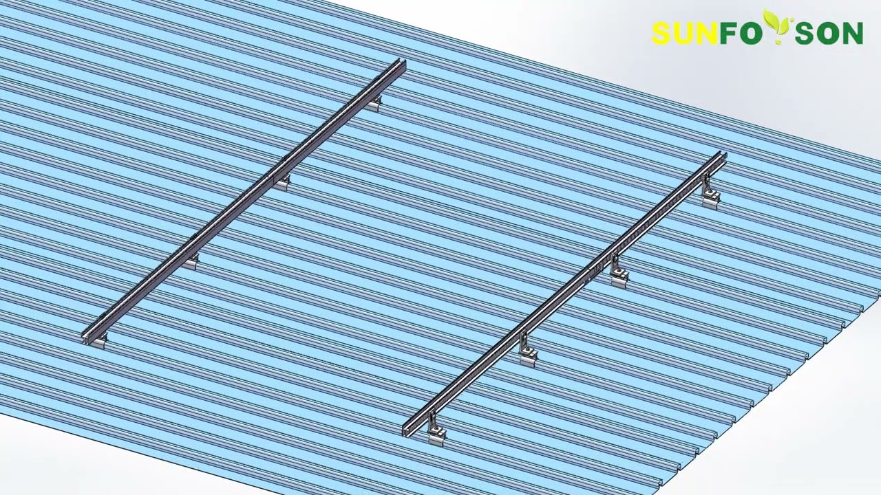 SFS-PR-01 Standing Seam Roof Mounting with 15# Tin Roof Clamp