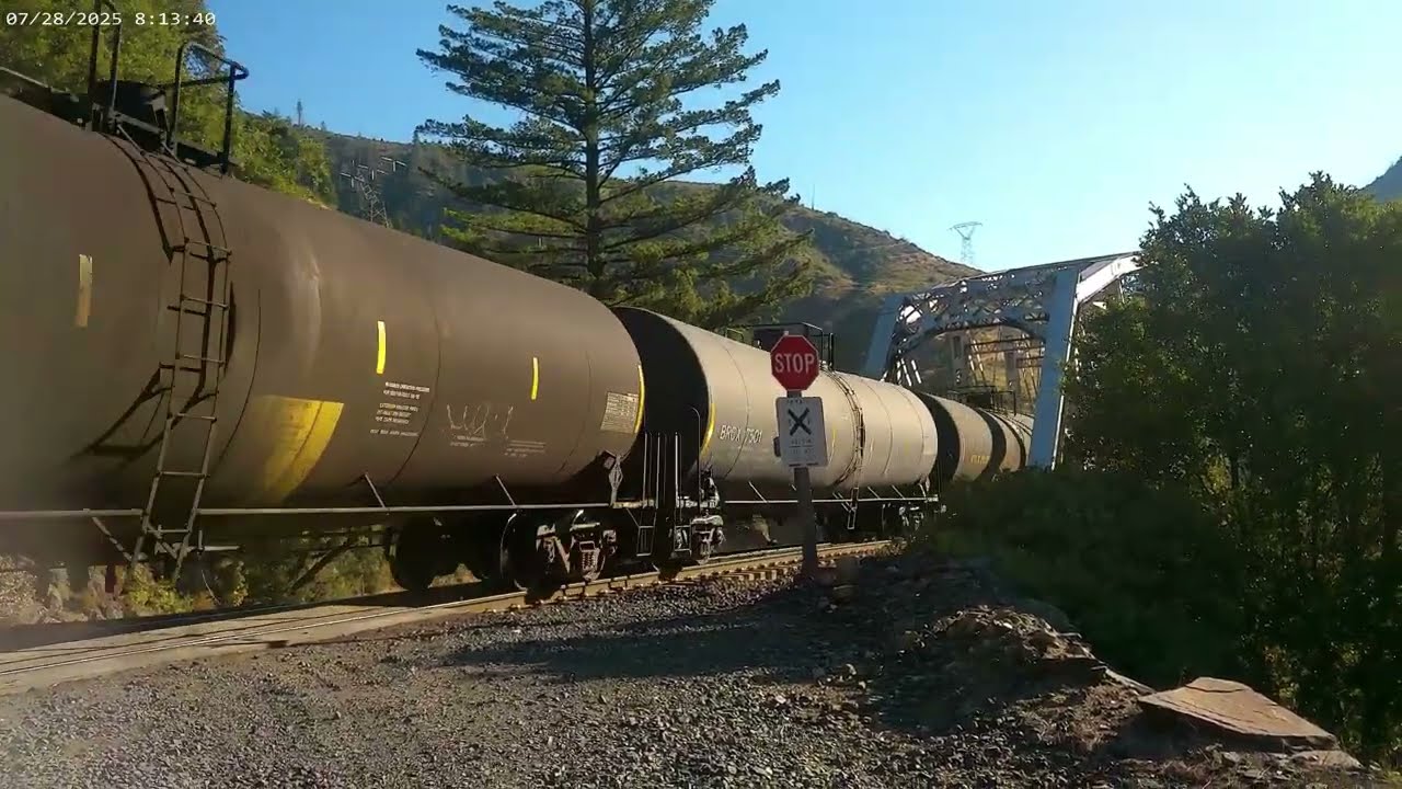 Union Pacific manifest train on the Canyon Sub