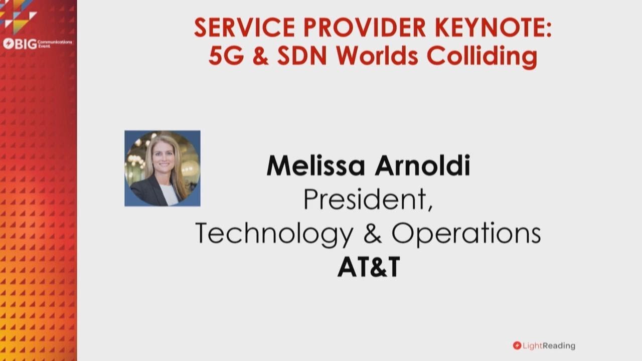 AT&T's BCE Keynote: 5G & SDN Worlds Colliding