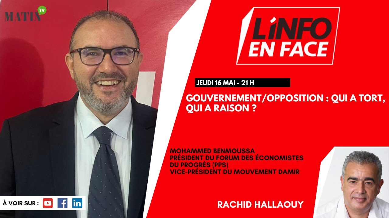 L'Info en Face avec Mohammed Benmoussa