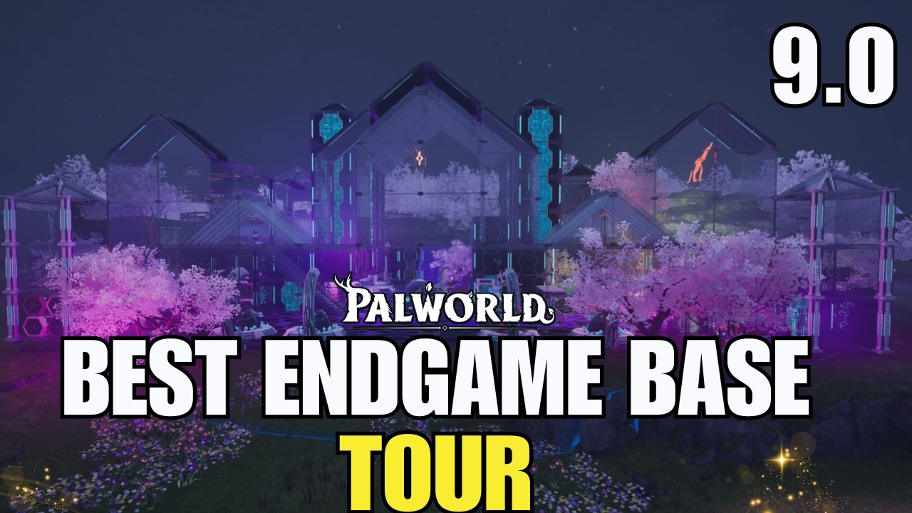 BEST END GAME BASE TOUR 9.0 Palworld 1.0