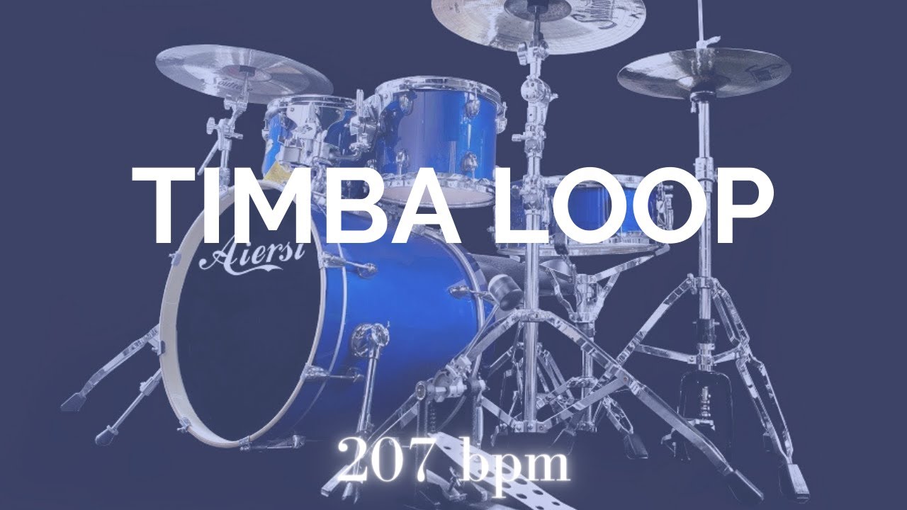Timba Playalong Loop 207bpm (#gghdrumloops)