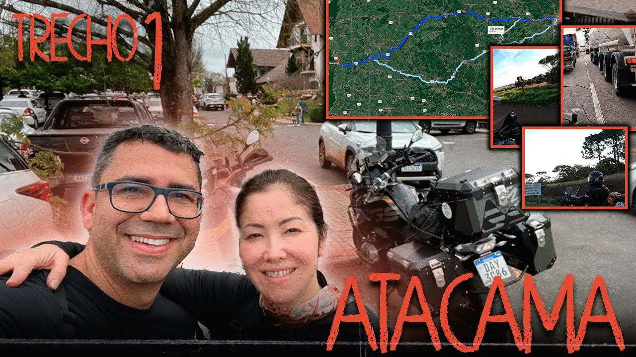 Viagem de Moto para o Atacama - Trecho 1 - De Curitiba &agrave; Dion&iacute;sio Cerqueira