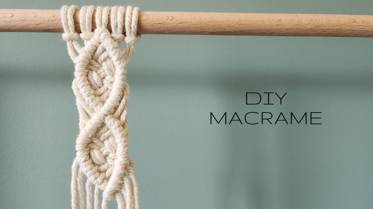 DIY MACRAME | Tuto nœud baguette
