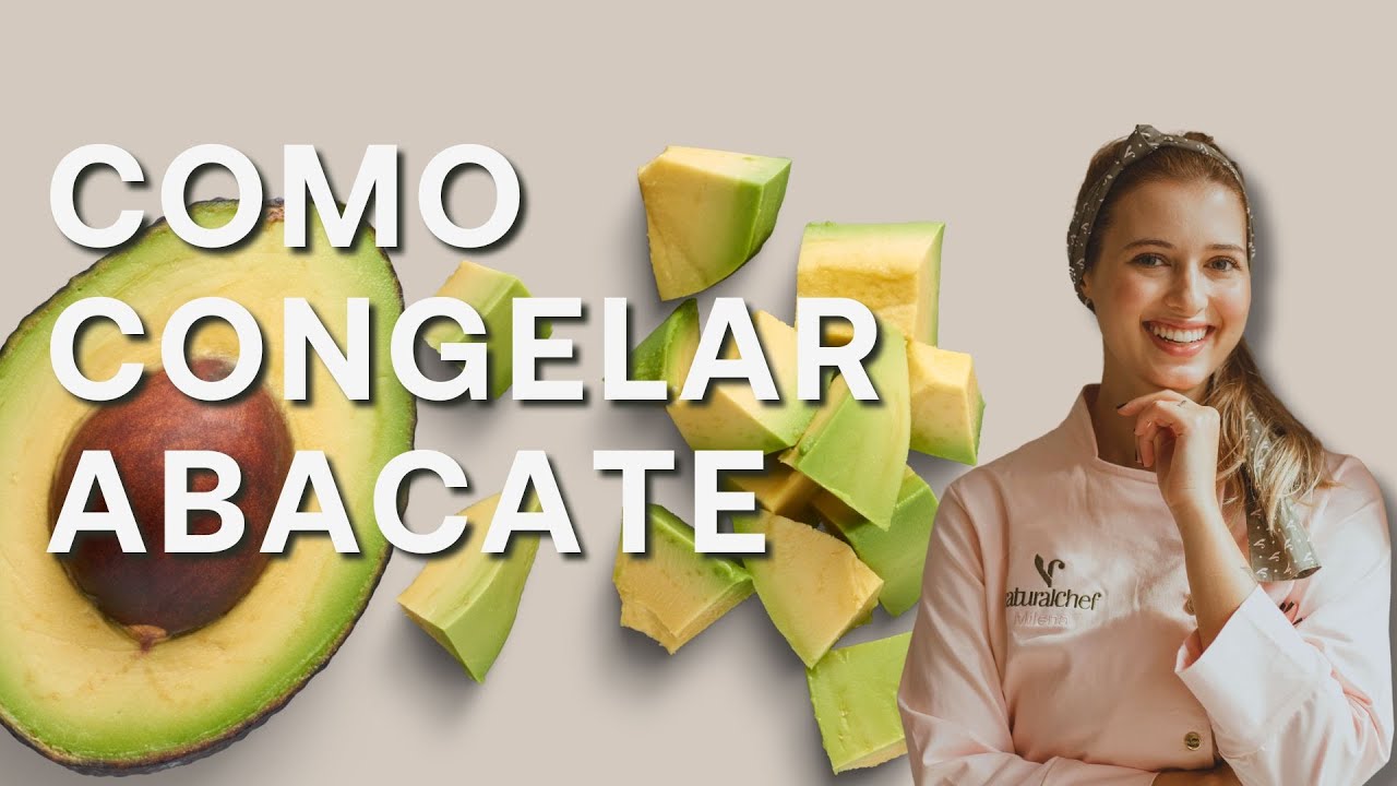 Como congelar abacate