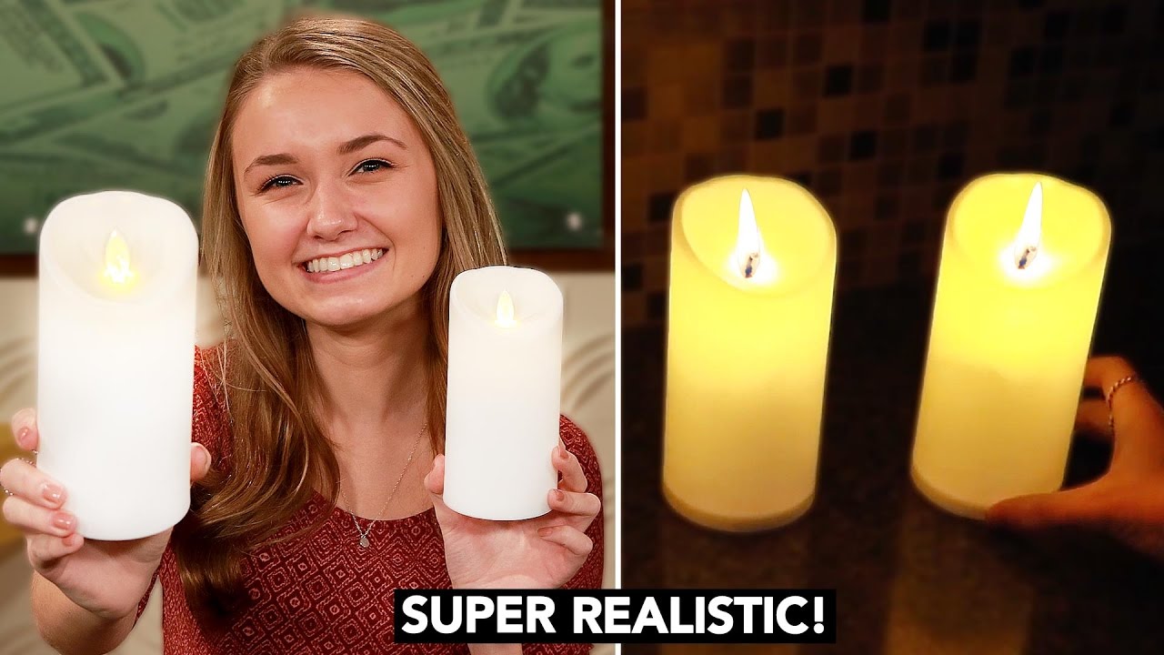 Super Realistic Flameless LED Candles Review - 12 for $9.99!
