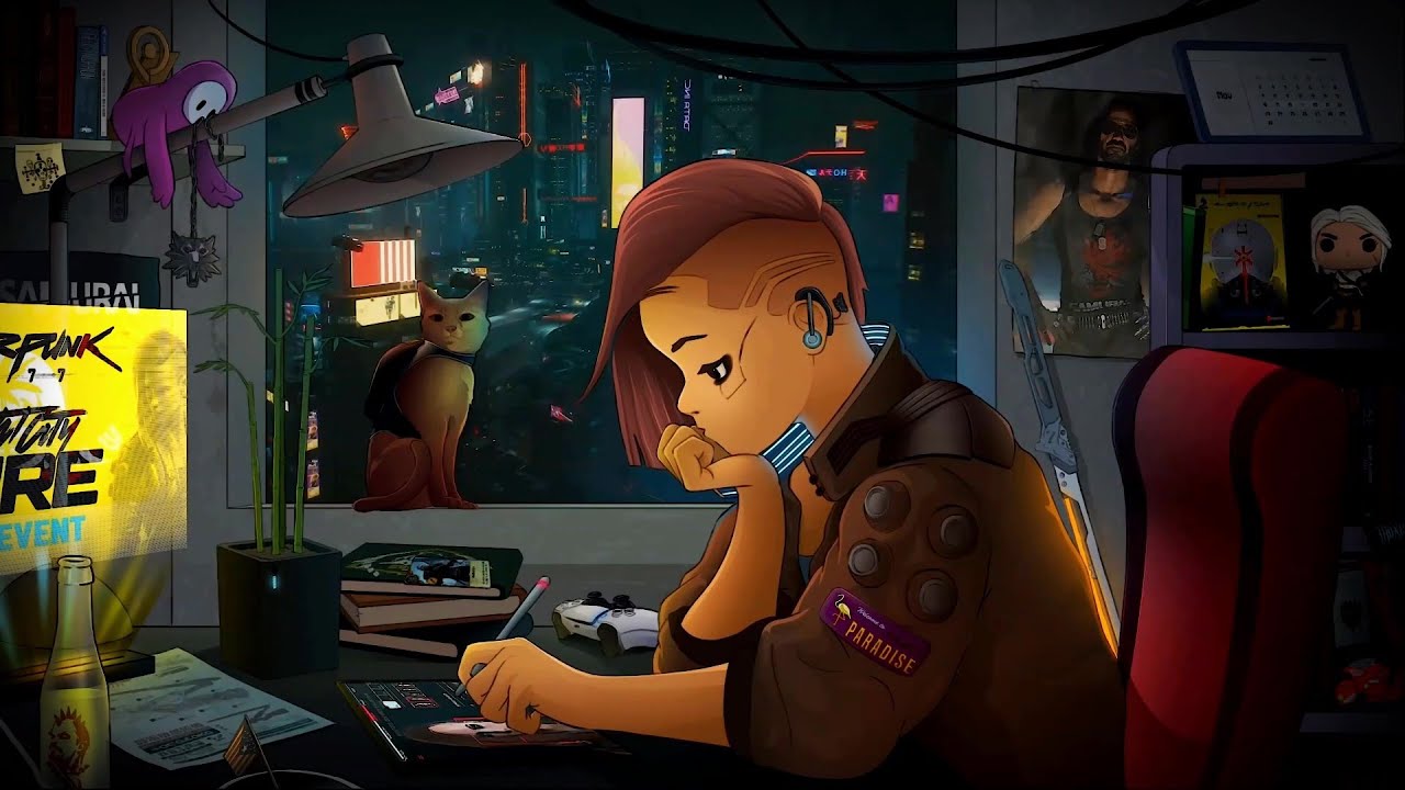 Cyberpunk 2077 Lo-Fi Beats Playlist | Night City Chillhop Radio