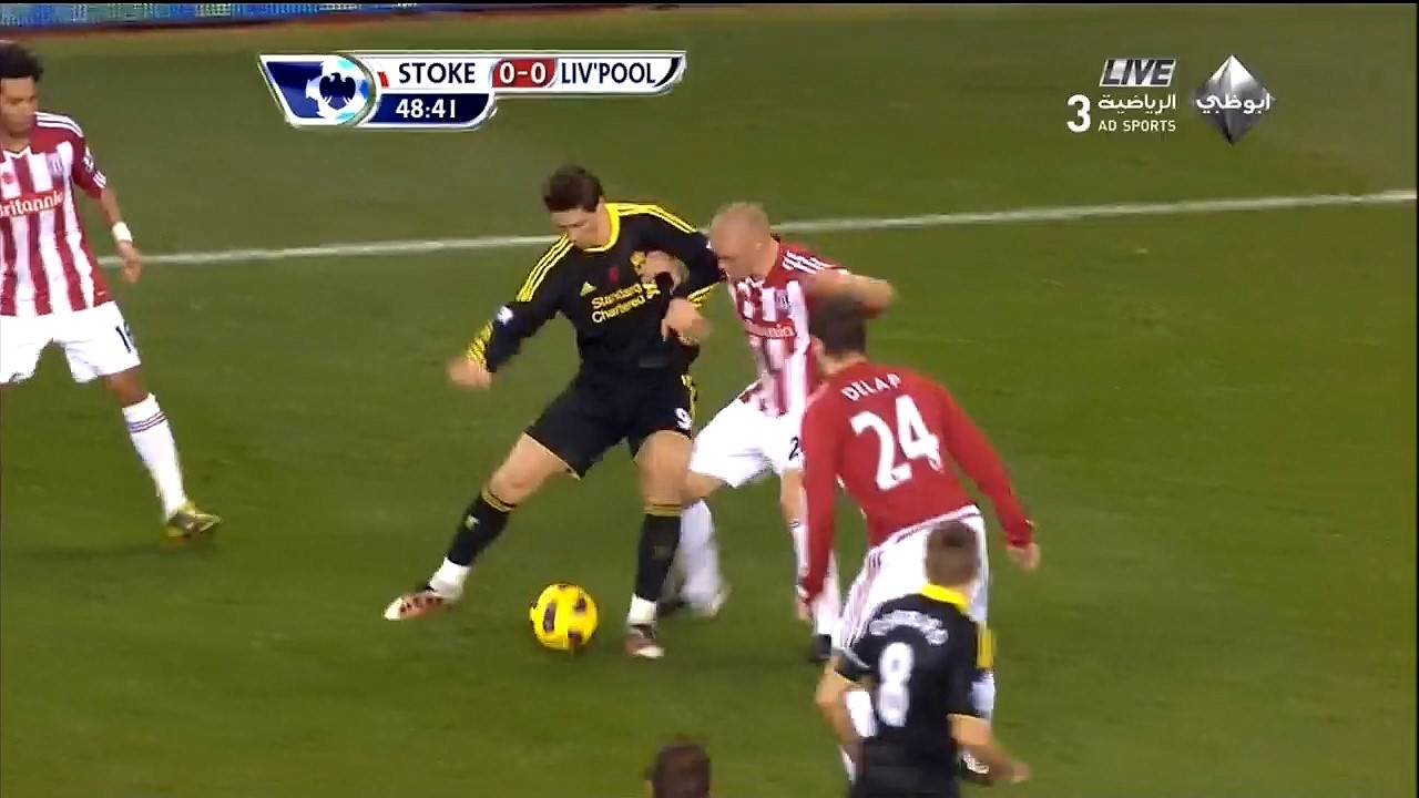 Fernando Torres Vs Stoke City (EPL) (Away) (13/11/2010) HD 720p By YazanM8x