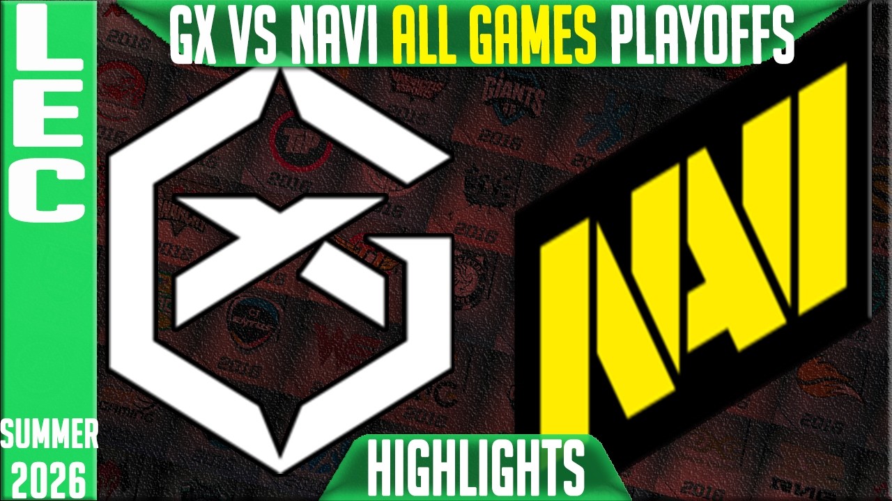 GX vs NAVI Highlights ALL GAMES | LEC Playoffs Summer 2026 | GiantX vs Natus Vincere