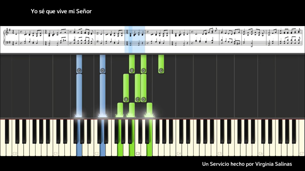 I Know That My Redeemer Lives / Yo sé que vive mi Señor / Piano Tutorial