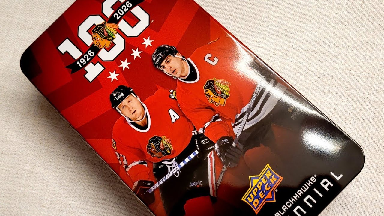Распаковка юбилейного набора Upper Deck Chicago Blackhawks 2025-26