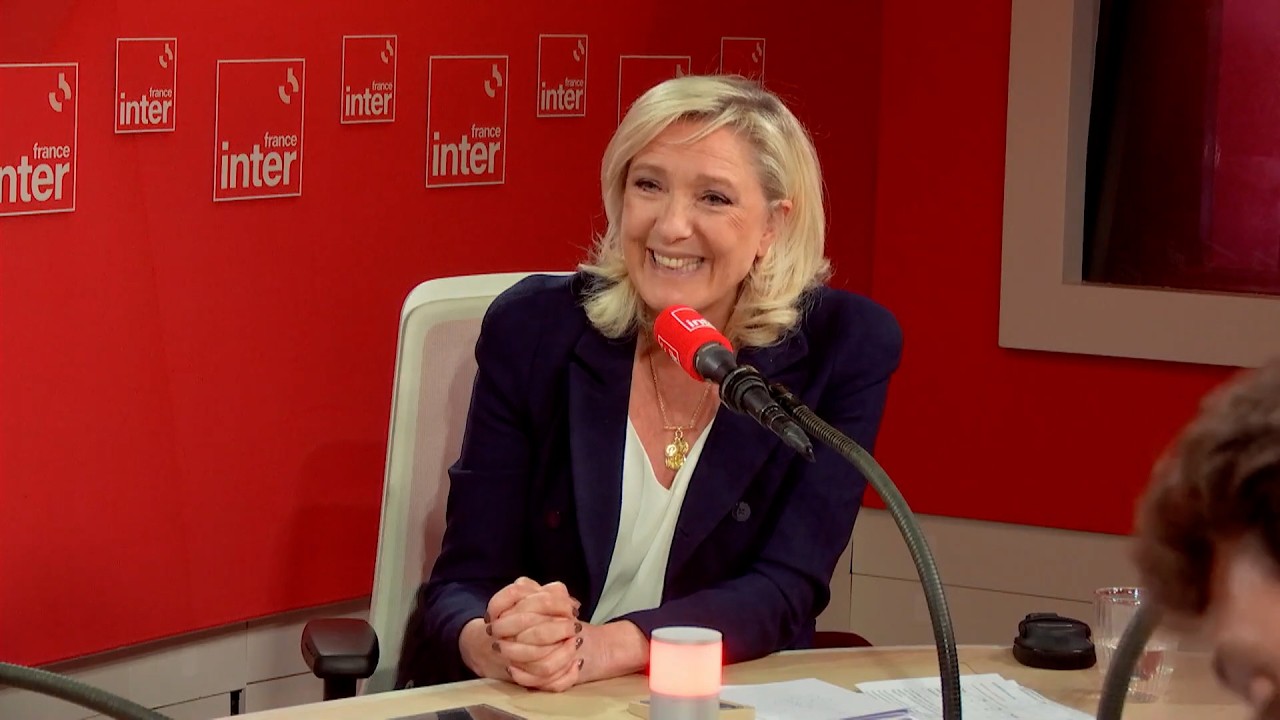 Marine Le Pen invit&eacute;e de la matinale de France Inter, l'interview en int&eacute;gralit&eacute;