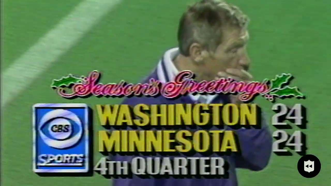 Relive Washington’s 27-24 OT win vs. Vikings in 1987 | NFL Throwback