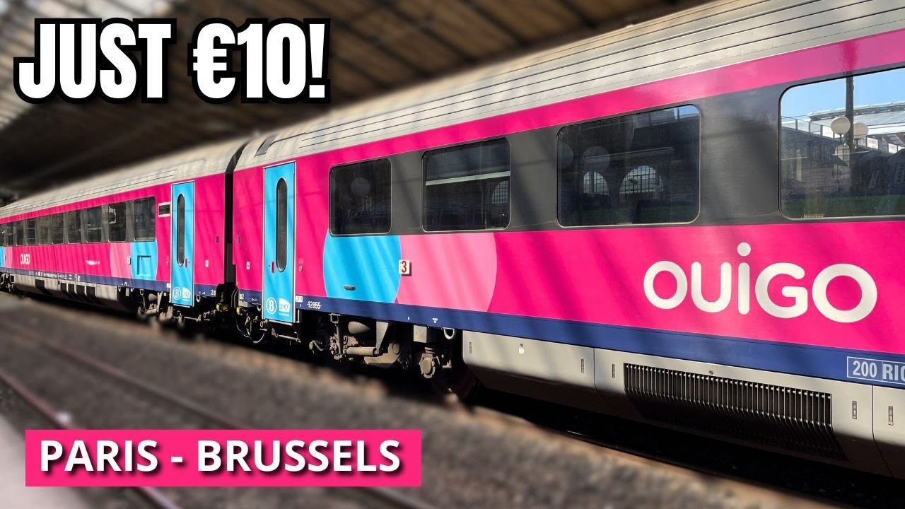 NEW OUIGO Classical Train - The CHEAPEST Way from Paris to Brussels?