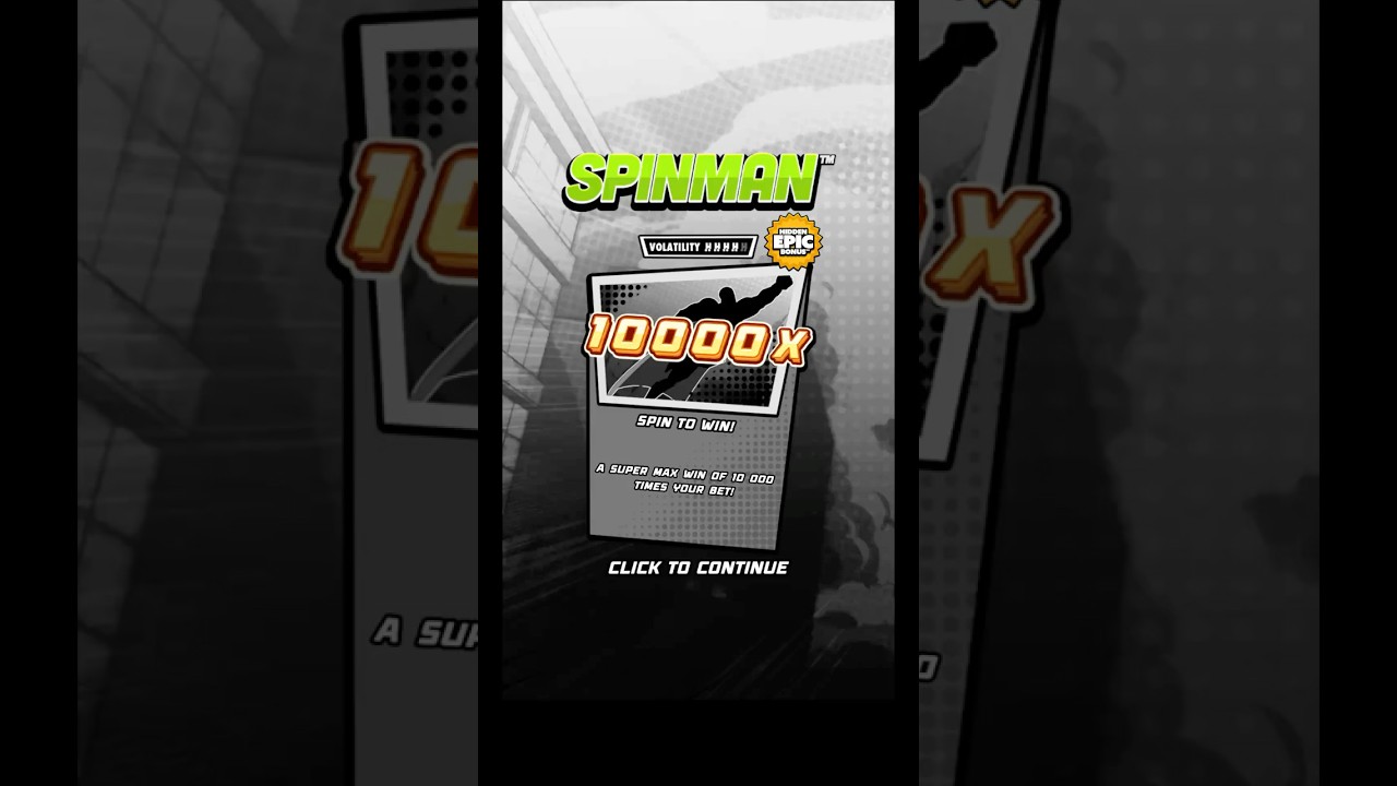 MAX WIN x SPINMAN 🌀 | 2025-08-09 | .10 EUR | 10000x | SPIN BONUS | STAKE