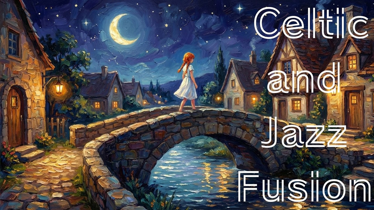【ケルト音楽＆JAZZ Fusion】異世界の夜、村を抜け出して/Night Escape: A Stroll Through the Medieval Village/ 作業用・勉強用BGM