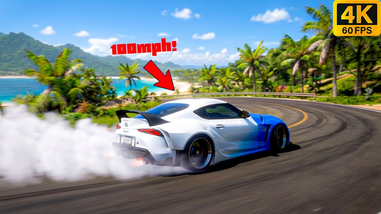 This Toyota Supra Drift in Forza Horizon 5 is INSANE! 🤯 (4K 60FPS)