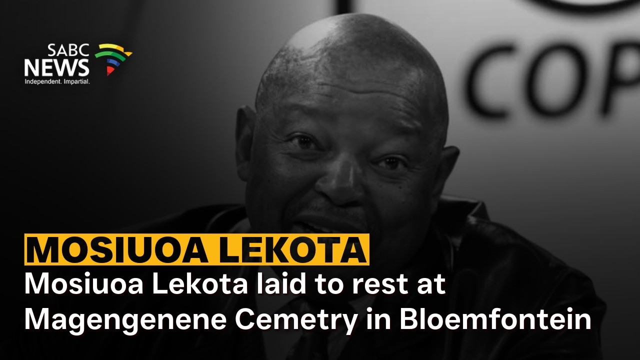 Lekota Funeral | Mosiuoa Lekota laid to rest at Magengenene Cemetry in Bloemfontein