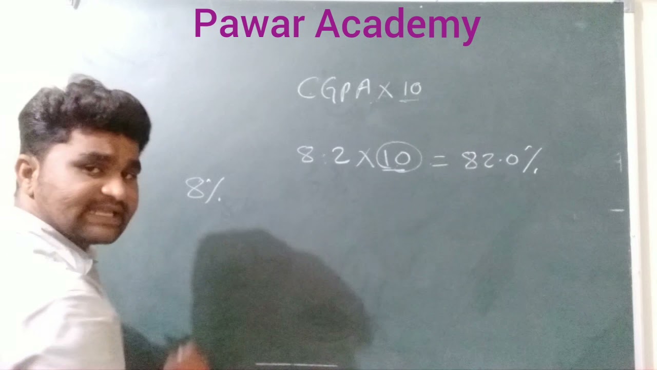 How to convert CGPA TO percentage,mark University ,credit point cgpa to percentage to mark