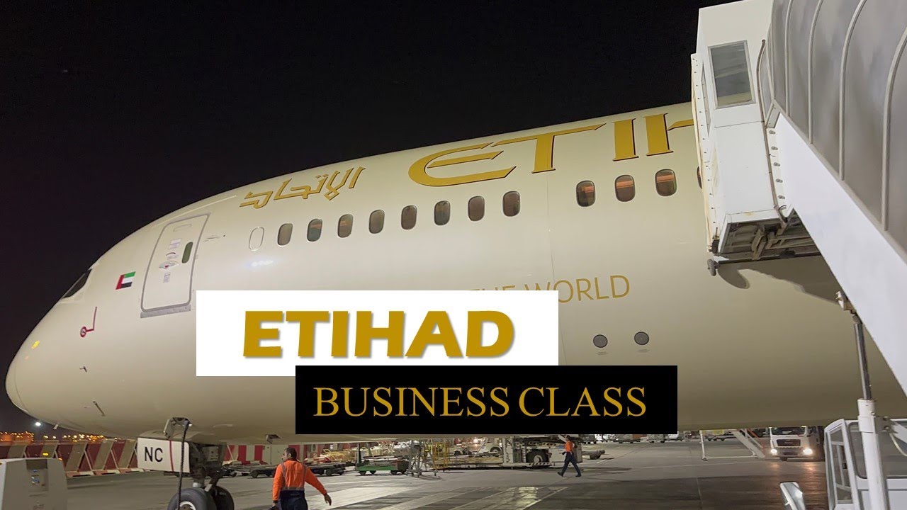 ETIHAD BUSINESS CLASS Munich to Abu Dhabi Boeing 787 9