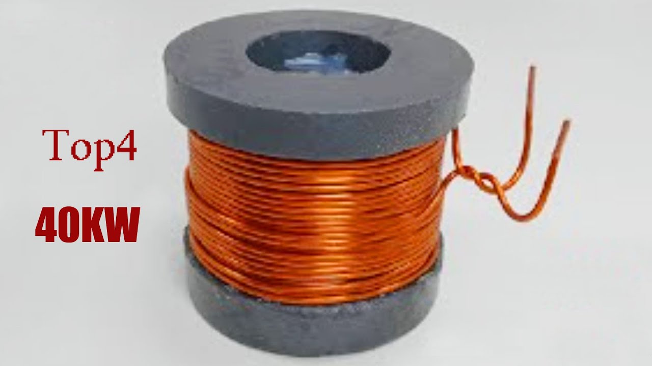 Top4 free energy generator 40KW AC Powerful electricity use magnet copper wire