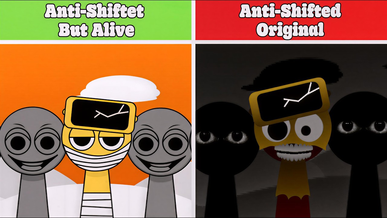 Incredibox Sprunki: Anti-Shifted - Alive vs Original: Which One Looks Scarier?
