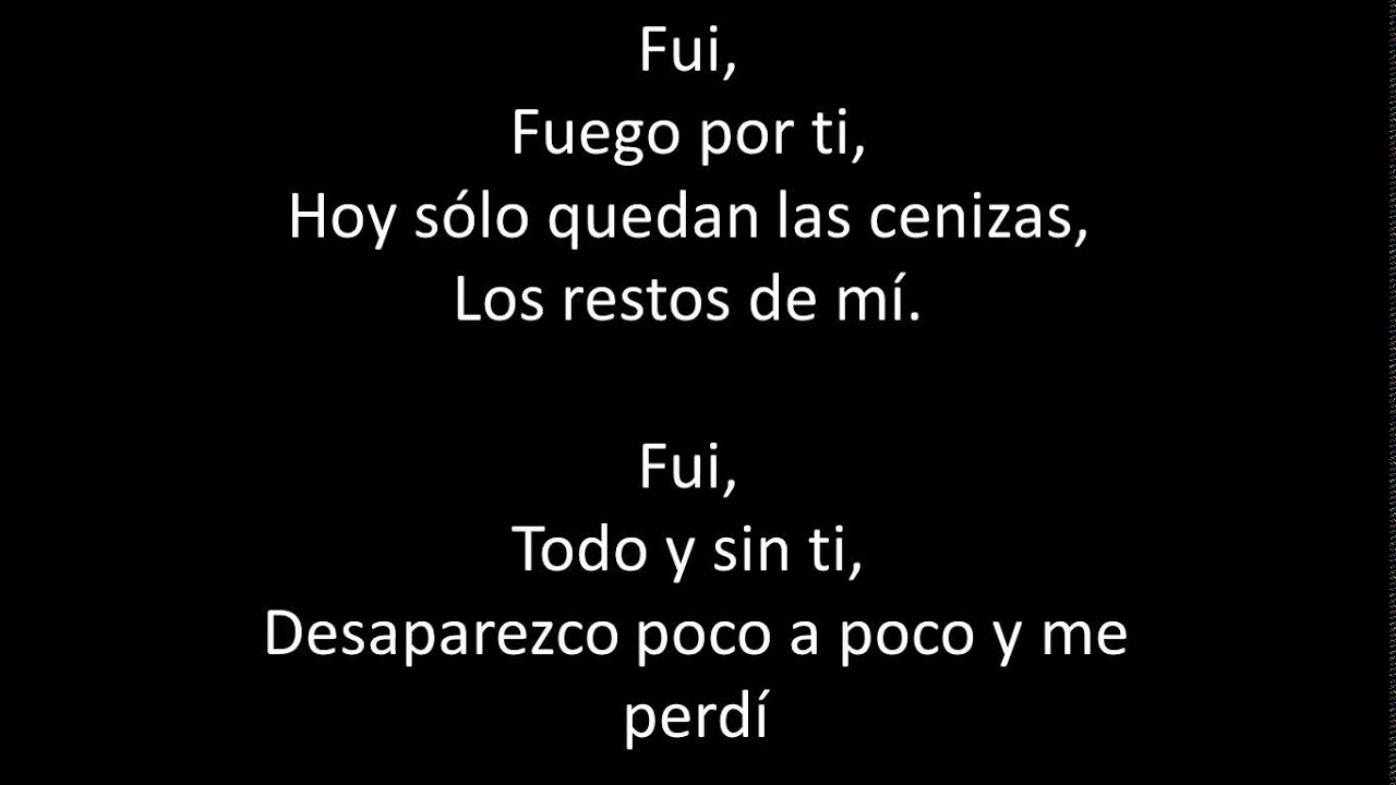 Fui letra