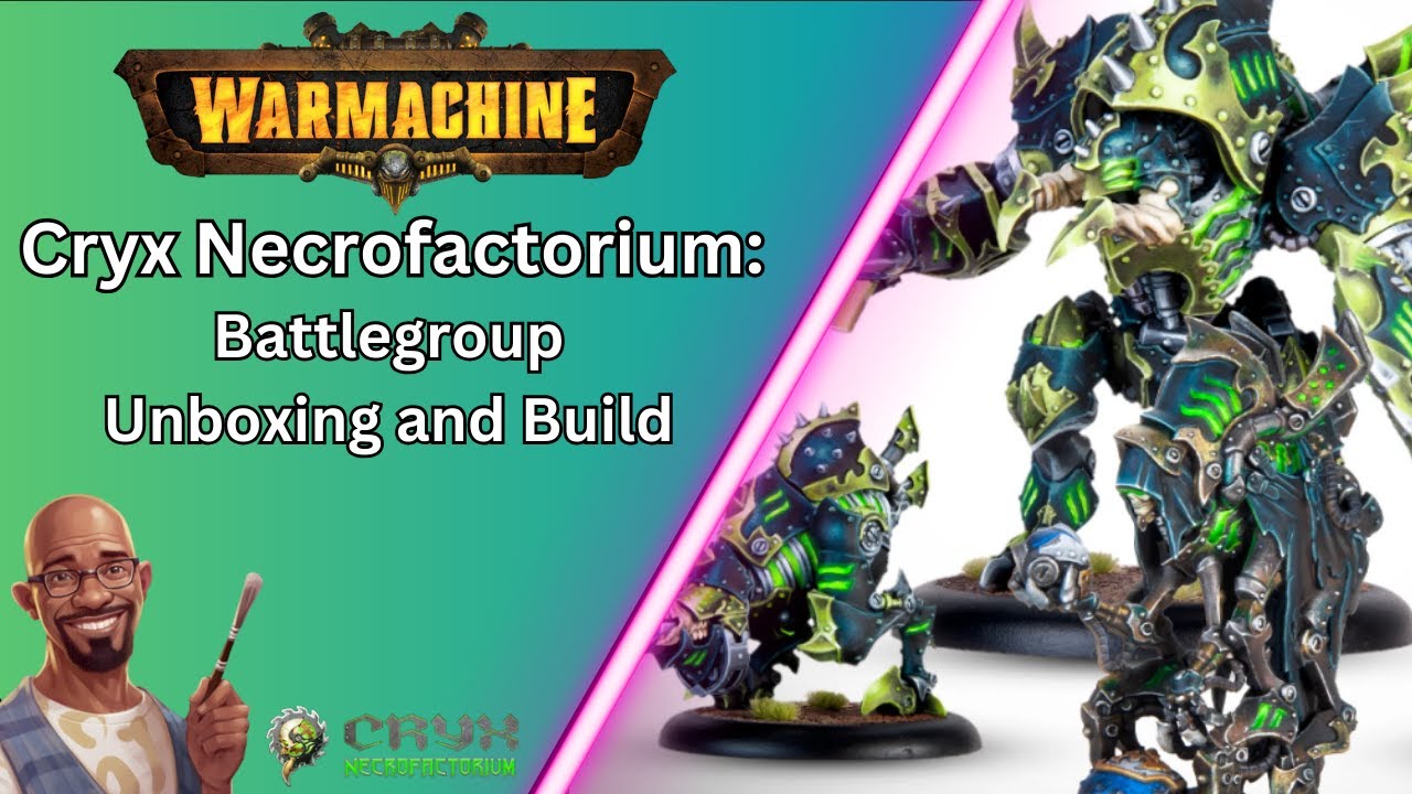 Расширение Некрофакториума: Обзор набора Warmachine Cryx Battlegroup от @Steamforged
