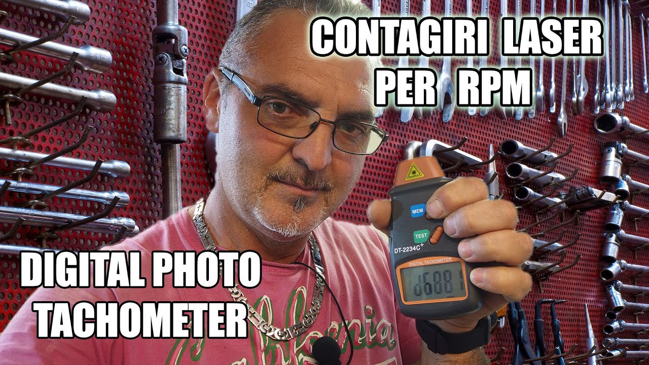 misuratore di giri LASER  modello DT-2234C+