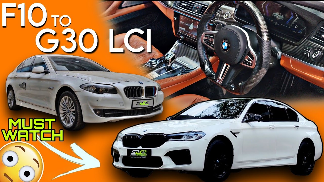 (ОБЯЗАТЕЛЬНО К ПРОСМОТРУ) Переделка BMW F10 в G30 LCI с полностью кастомизированным салоном 😍/@St...