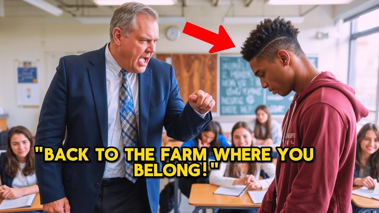 Principal Expels Black Farmer’s Son – The Next Day, a Billionaire’s Helicopter Arrives at His School
