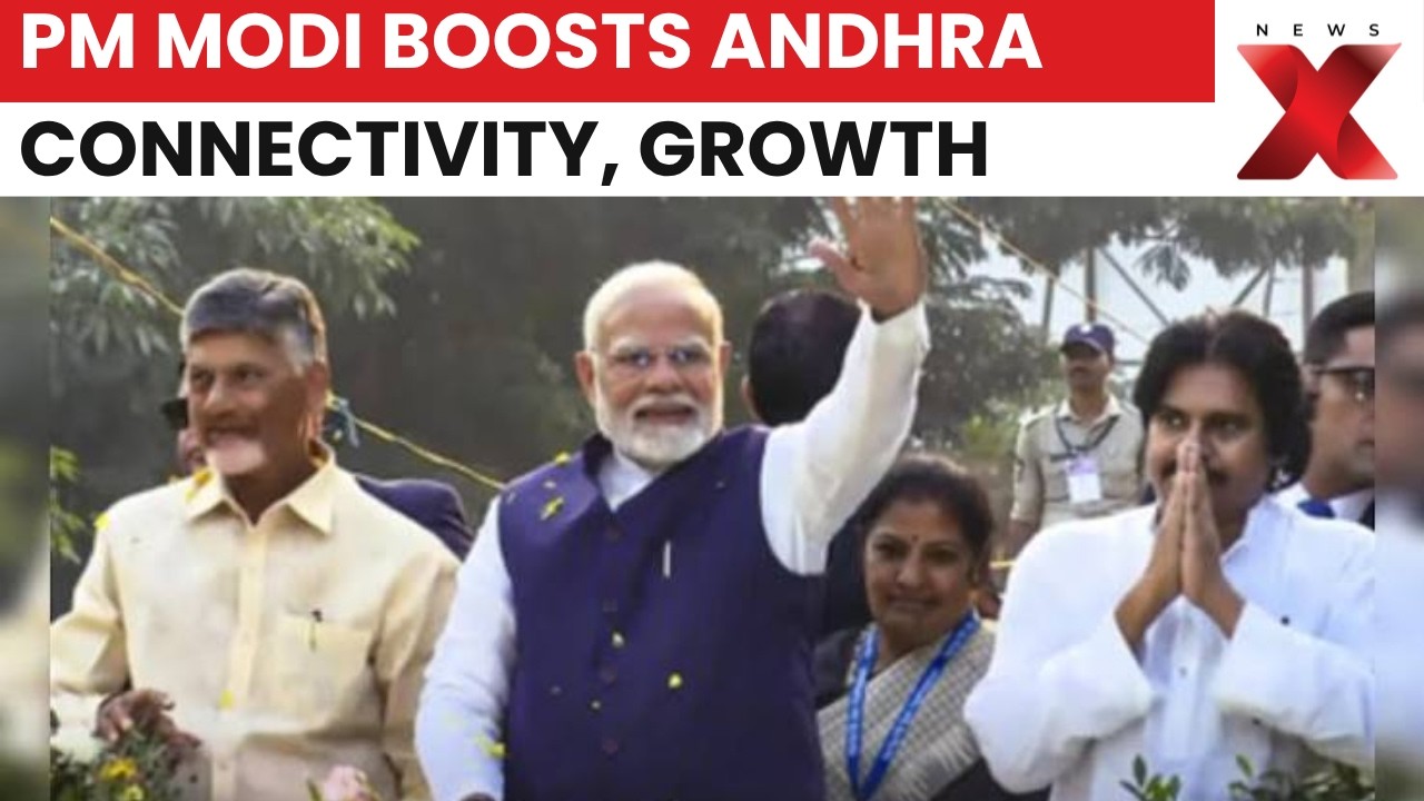 PM Modi Inaugurates Bhogapuram International Airport, Launches ₹17,900 Crore Andhra Development Proj
