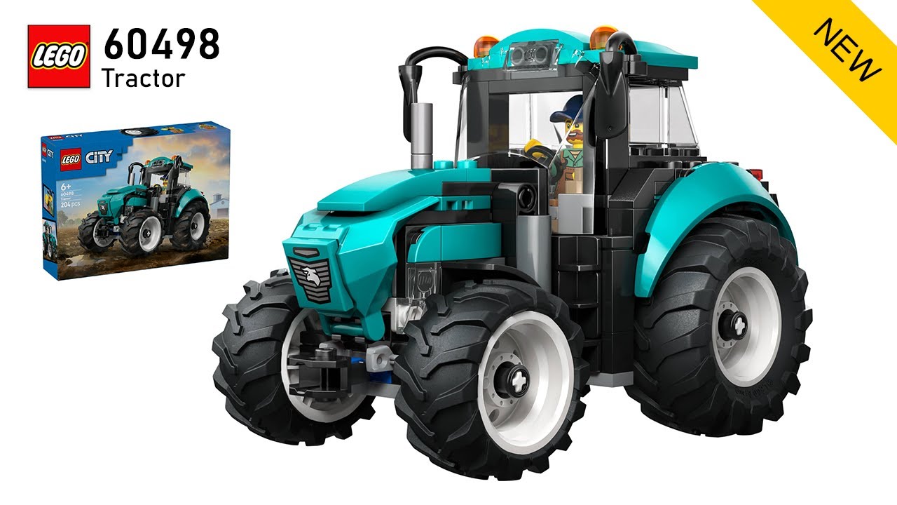 LEGO City Farm 60498 Tractor (2026) - unbox and speed building