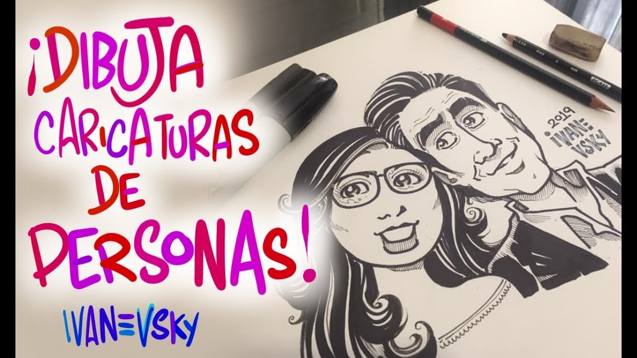 APRENDE A DIBUJAR LA CARICATURA DE UNA PERSONA