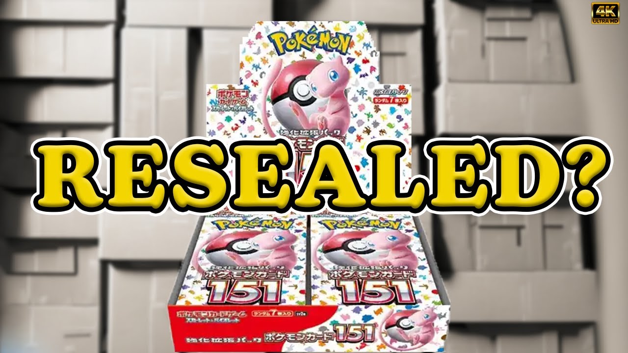 How Crooks Reseal Pokemon Booster Boxes and 2 Pokemon 151 Booster Box Opening!