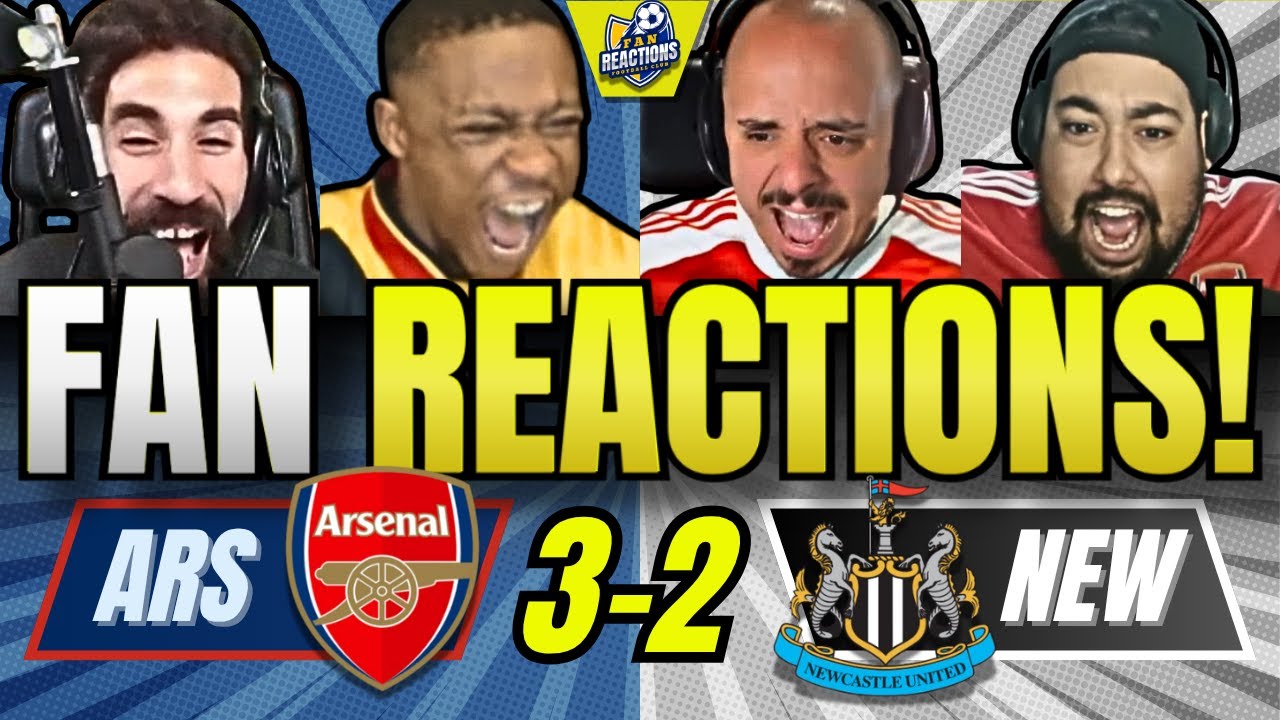 ARSENAL & NEWCASTLE FANS. RIVALS, HATERS REACTION TO ARSENAL 3-2 NEWCASTLE | PRE-SEASON FRIENDLIES